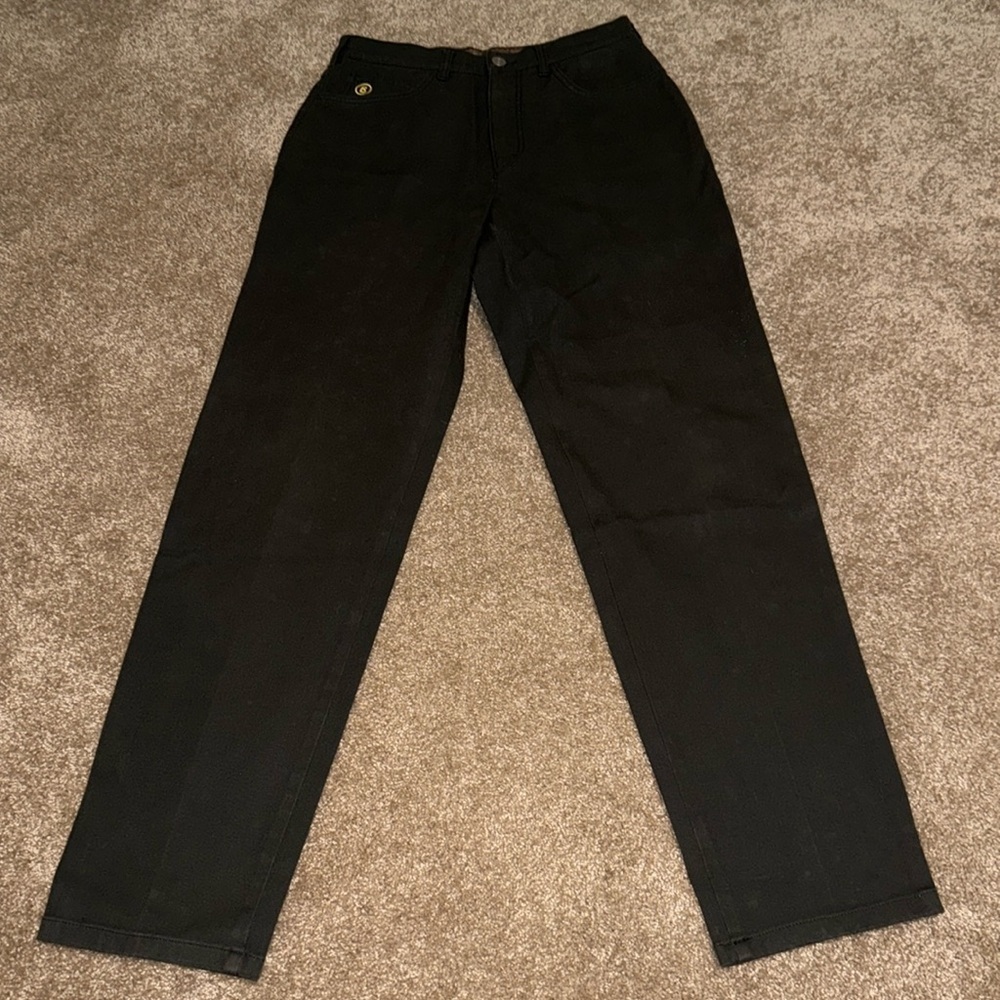 Bogner Twill Straight Leg Pants - Olive Green - size EU 38/US 8. B2
